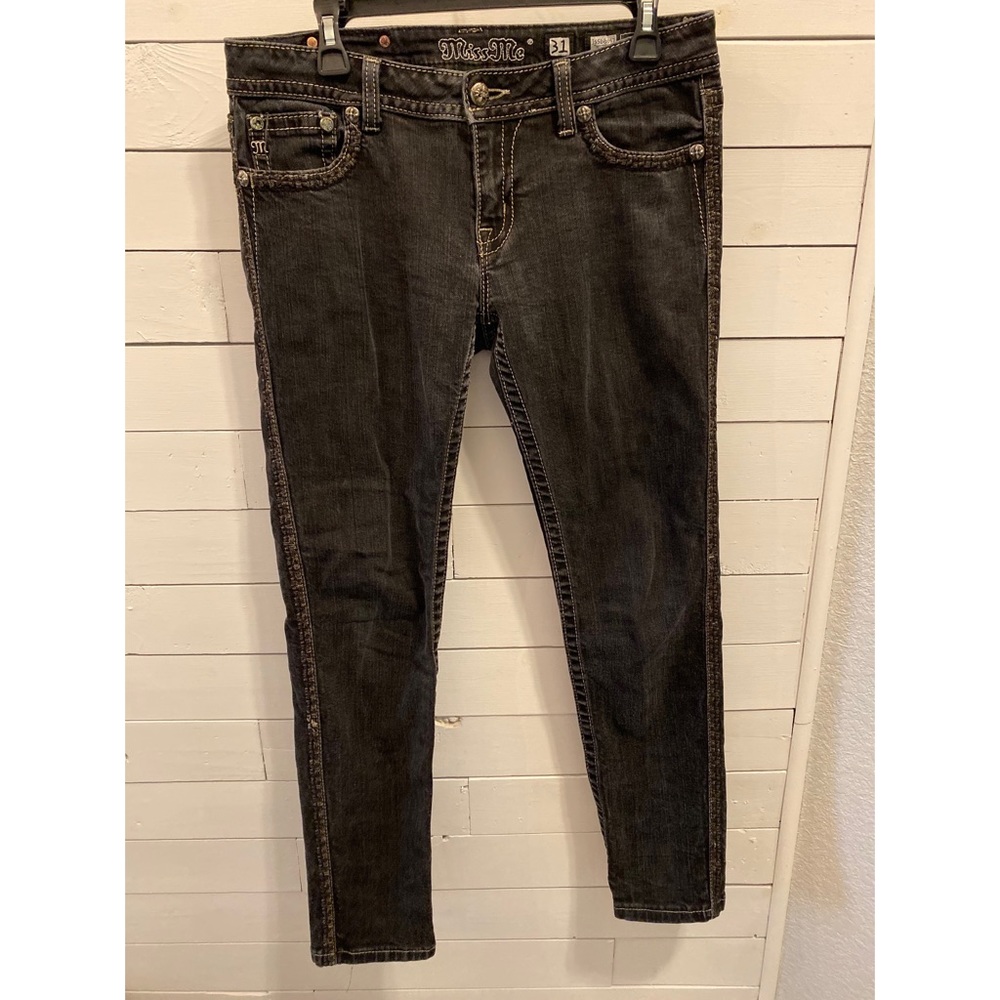 Miss Me Black Skinny Jeans